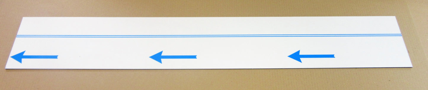 Alu-Verbundplatte 3mm weiß Zuschnitt 930 x 136mm, Deckschicht 0,3mm DIBOND®
