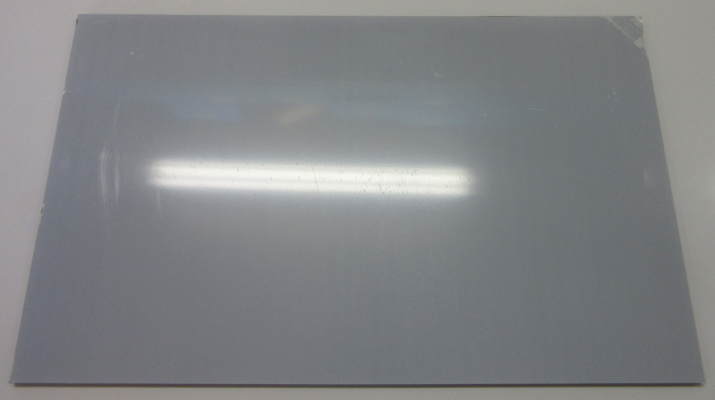 PC UV Platte 6mm Zuschnitt 460 x 282mm Grau getönt Polycarbonat Kunststoffglas