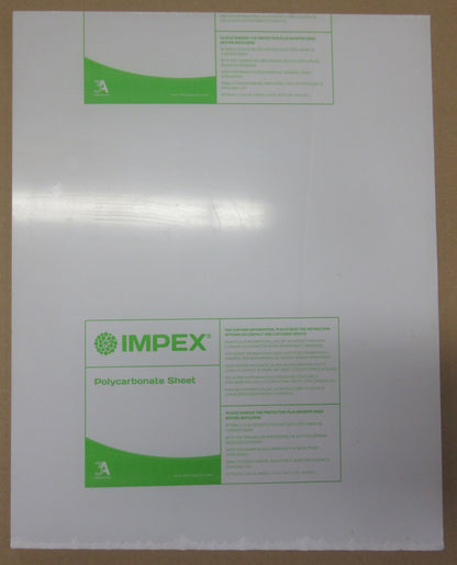 PC Platte 8mm Zuschnitt 479/468 x 375mm Kunststoffglas transparent Polycarbonat