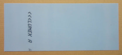 PET-A Lumex® Platte 0,8mm Zuschnitt 314 x 143mm farblos klar - Tiefziehmaterial