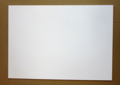 PVC Hartschaumplatte 6mm Zuschnitt Dunkelblau lackiert 460 x 398mm Kunststoffplatte