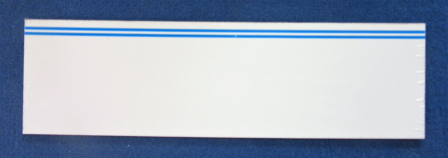Alu-Verbundplatte 3mm weiß Zuschnitt 297 x 85mm, Deckschicht 0,3mm DIBOND®