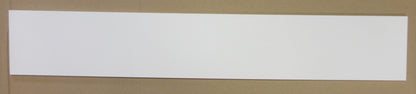 PVC Hartschaumplatte 6mm Zuschnitt weiß 820 x 143 mm - Excel Kunststoff Platte