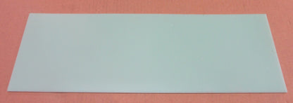 Acryl XT Platte 2mm Zuschnitt 455x175mm Opal weiß PMMA Kunststoffglas Acrylglas