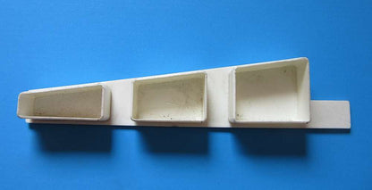 Endkappen Konisch Profil Weiß - Links - Kunststoff 198 x 44mm