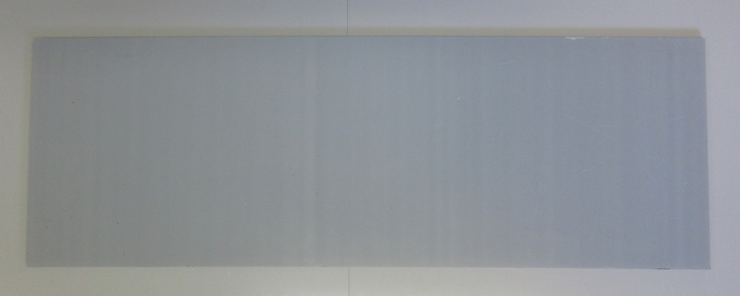 PC UV Platte 6 mm Grau getönt 740 x 253mm Polycarbonat Kunststoffglas