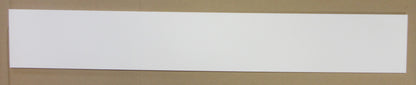 PVC Hartschaumplatte 6mm Zuschnitt weiß 800 x 117mm Kunststoff Platte