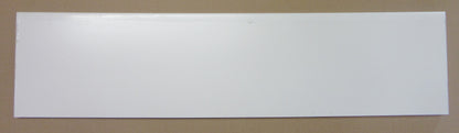 PVC Integralschaumplatte 19mm Zuschnitt weiß 993 x 243mm - Kunststoff Platte