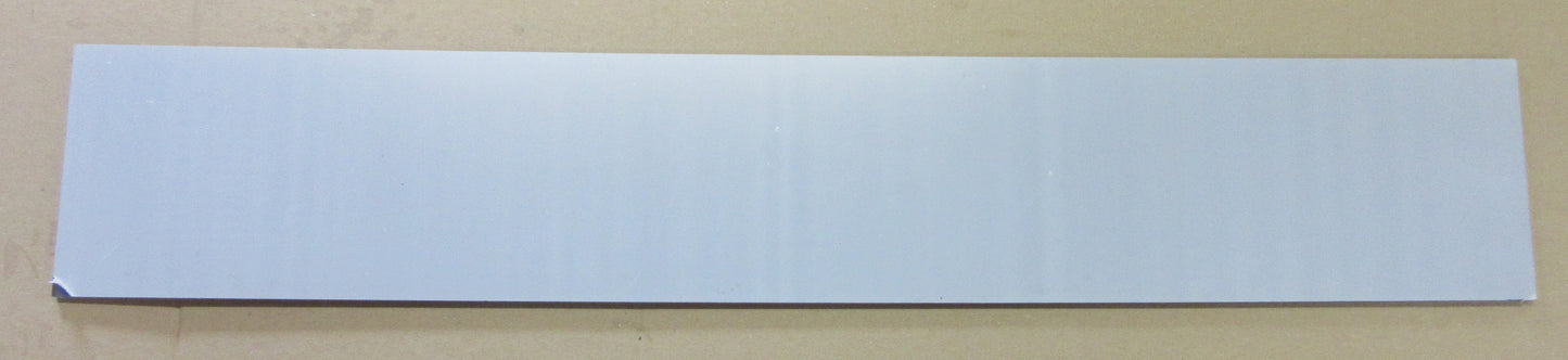 PC UV Platte 6 mm Grau getönt 780 x 134mm Polycarbonat Kunststoffglas