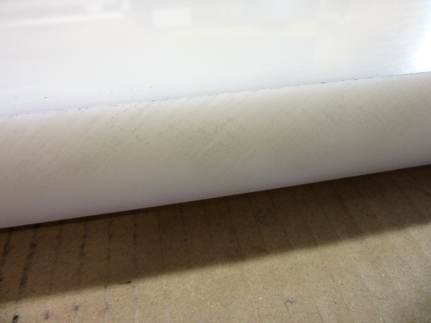 PE 100 Platte 30mm Natur 927 x 503mm Vollmaterial Technischer Kunststoff