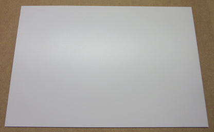 PVC Hartschaumplatte 3mm Zuschnitt weiß 498 x 345mm Kunststoff Platte SIMOPOR S