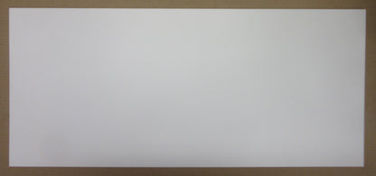 PVC Hartschaumplatte 6mm Zuschnitt hellgrau/Weiß 485 x 228mm Kunststoff Platte