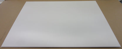 PVC Hartschaumplatte 6mm Zuschnitt weiß  635 x 500mm - Kunststoff Platte