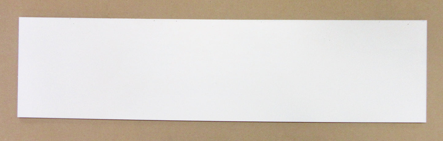 Alu-Verbundplatte 3mm weiß Zuschnitt 650 x 161mm, Deckschicht 0,3mm DIBOND®