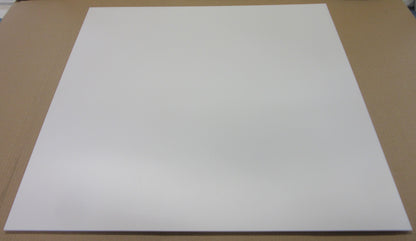 PVC Hartschaumplatte 6mm Zuschnitt weiß  685 x 648mm - Kunststoff Platte