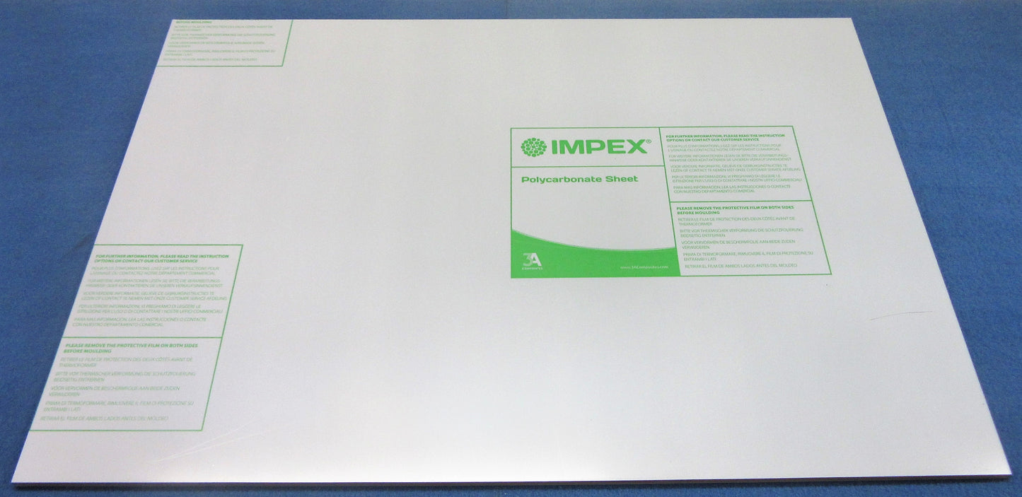 PC Platte 6mm Zuschnitt DIN A2 594 x 420mm Kunststoffglas transparent Polycarbonat
