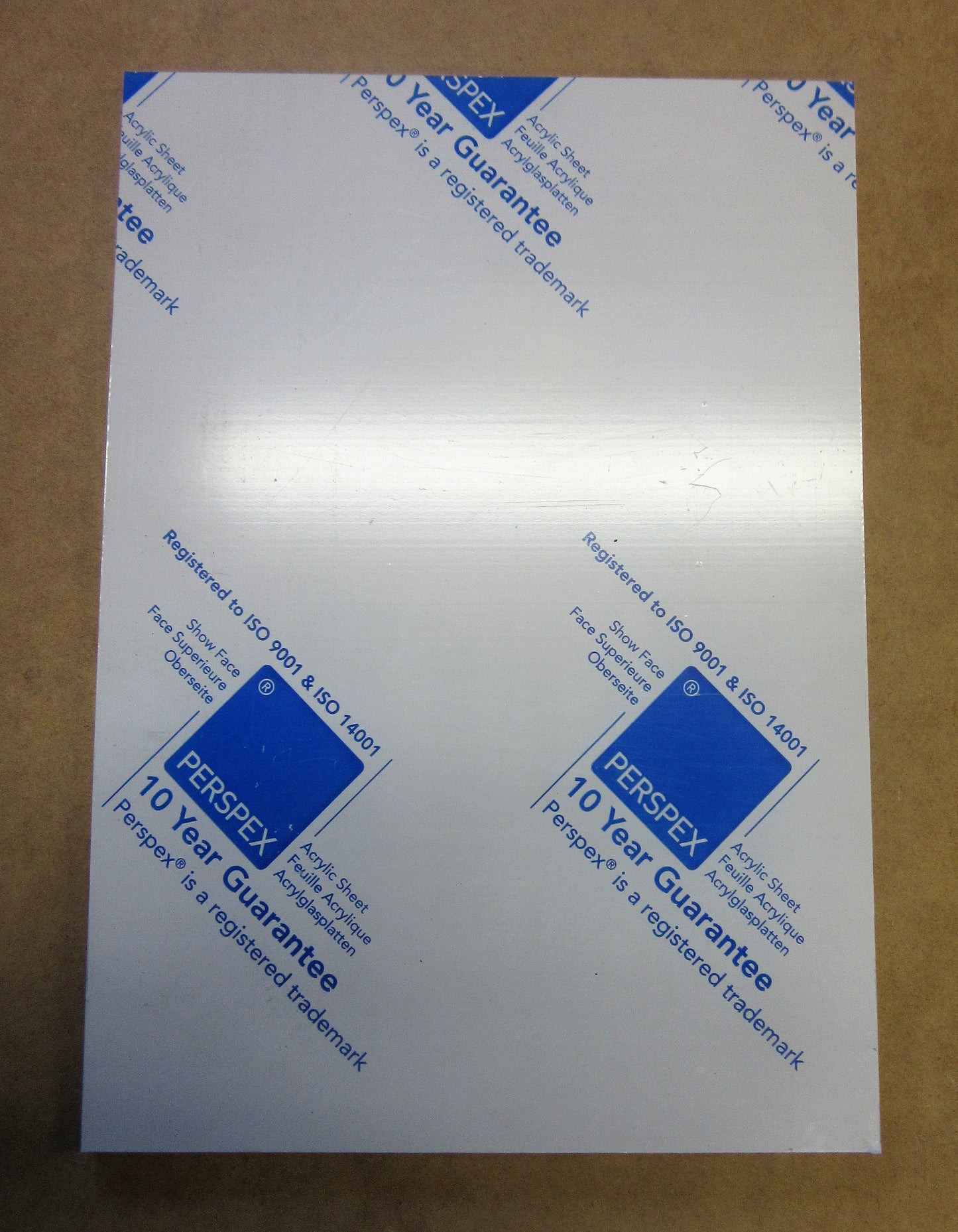 Acryl GS-Platte 8mm Zuschnitt DIN A4 297 x 210mm Kunststoffglas klar, Acrylglas