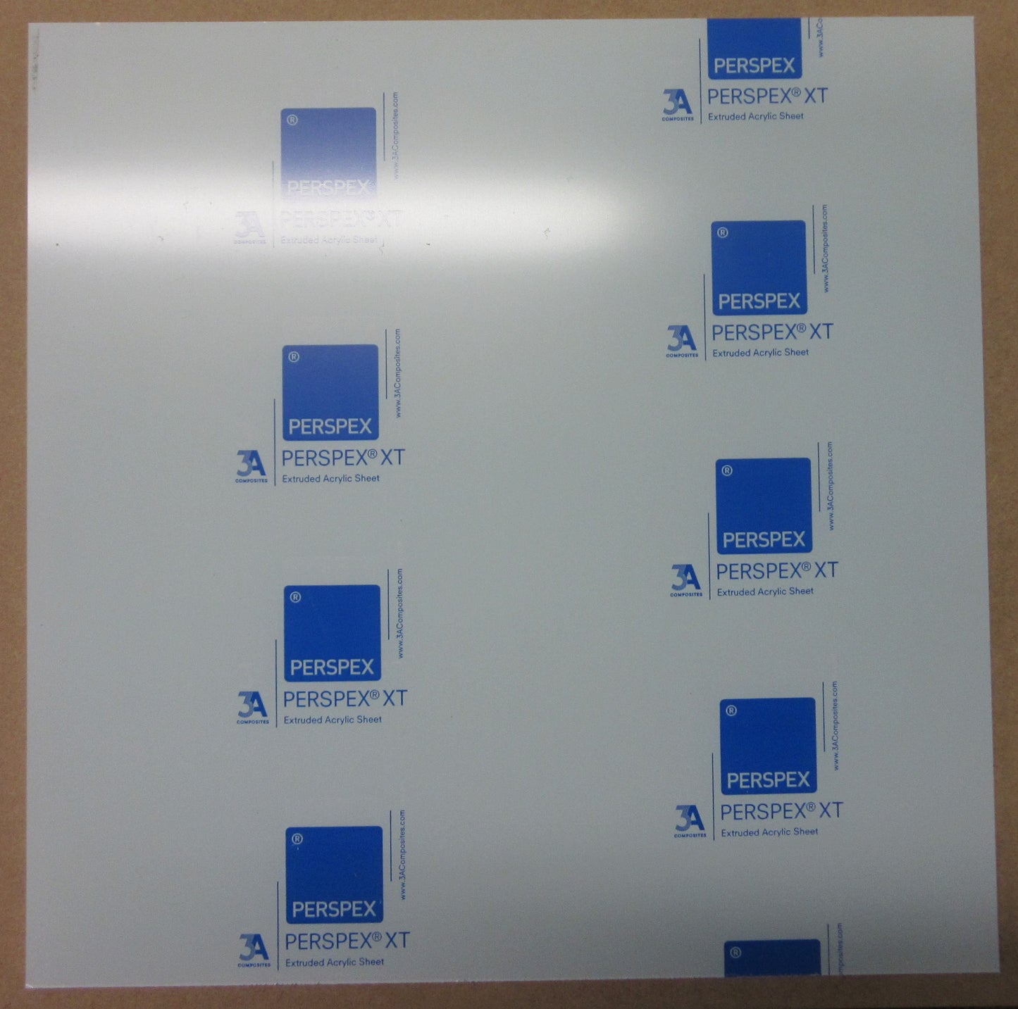 Acryl XT Platte 5mm Zuschnitt 400 x 400mm - Kunststoffglas - Acrylglas - transparent