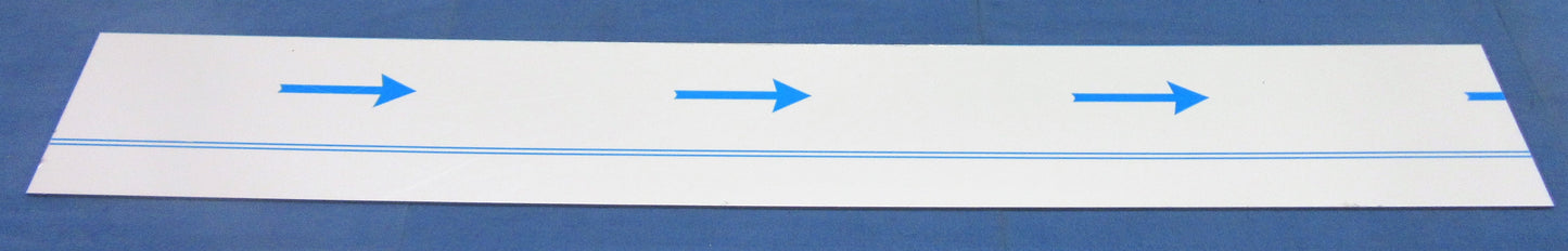 Alu-Verbundplatte 3mm weiß Zuschnitt 1290 x 180mm, Deckschicht 0,3mm DIBOND®