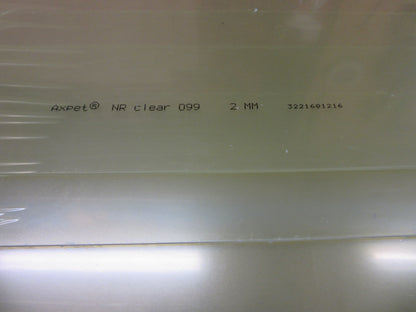 PET-A Platten 2Kg Reste aus Zuschnitt 2mm Axpet® NR clear 099 Kunststoffplatten