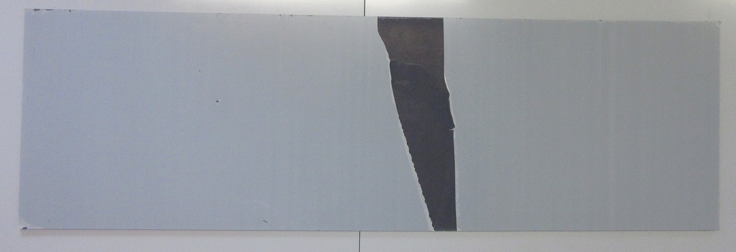 PC UV Platte 6 mm Grau getönt 1082 x 332mm Polycarbonat Kunststoffglas