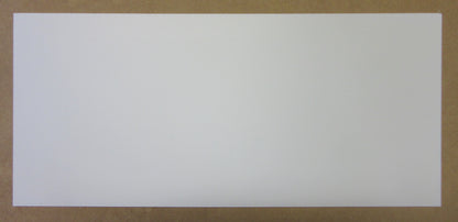 PVC Hartschaumplatte 6mm Zuschnitt weiß 500 x 241mm - Kunststoff Platte