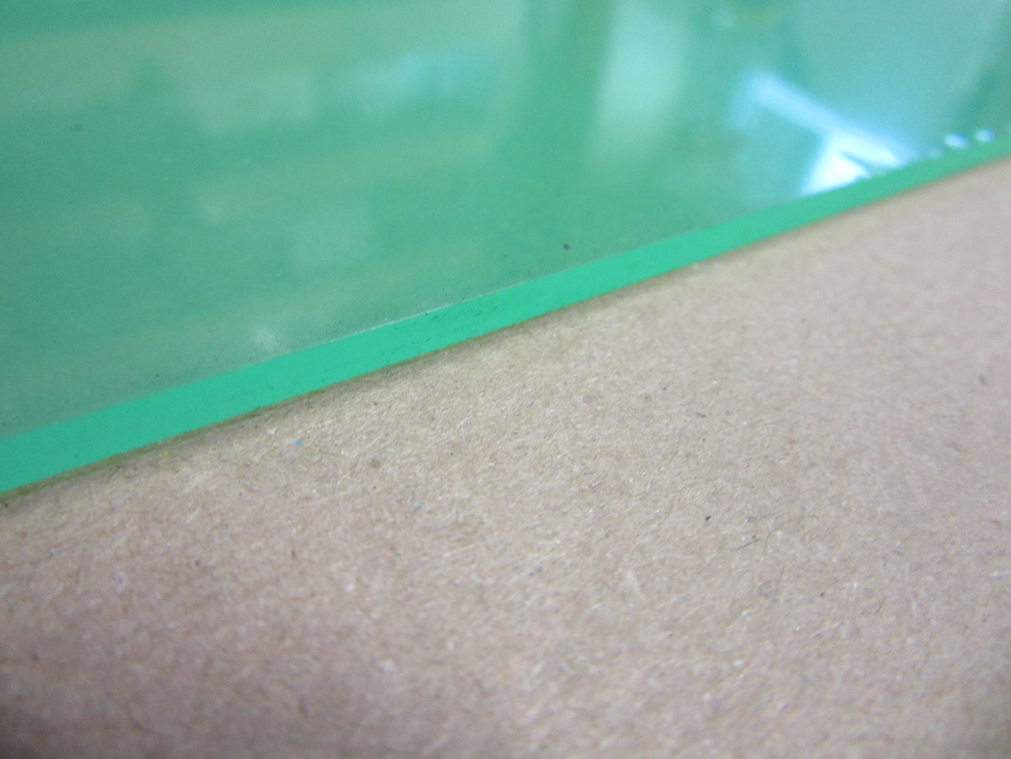 Acryl XT Platte 3mm Zuschnitt 427 x 360mm BioLine Recyceltes extrudiertes Acrylglas klar