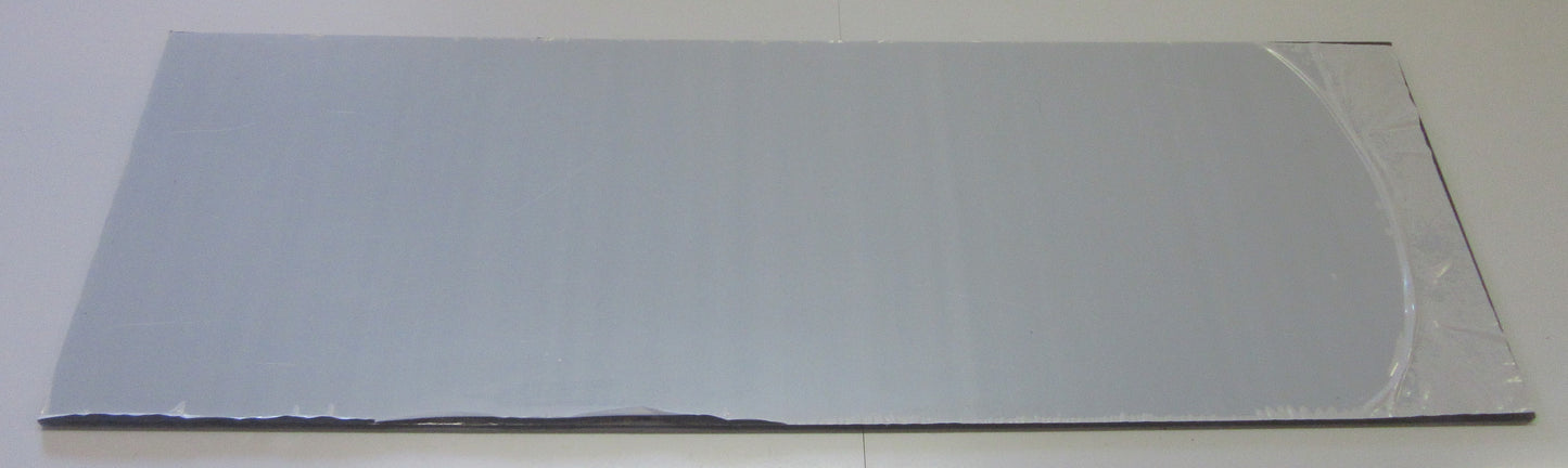 PC UV Platte 6 mm Grau getönt 740 x 253mm Polycarbonat Kunststoffglas