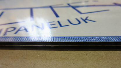 Alu-Verbundplatte 2mm weiß Zuschnitt 570 x 300mm, Deckschicht 0,26mm ALUPANEL®