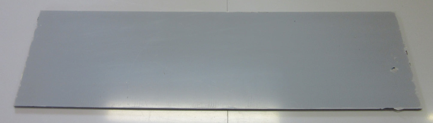 PC UV Platte 6 mm Grau getönt 685 x 196mm Polycarbonat Kunststoffglas