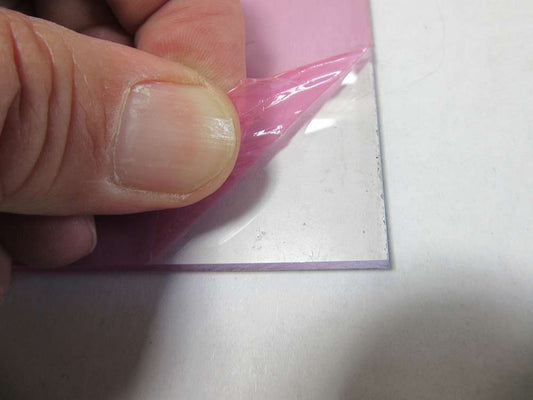 POLYCASA® SAN UVP Platte 5mm Zuschnitt 525 x 103mm Kunststoffglas UV beschichtet