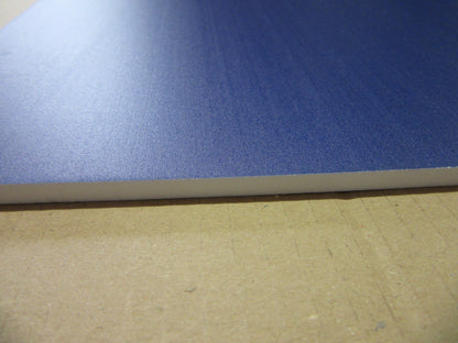 PVC Hartschaumplatte 6mm Zuschnitt Dunkelblau lackiert 460 x 398mm Kunststoffplatte