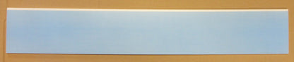 PVC Hartschaumplatte 6mm Zuschnitt weiß 688 x 138mm Kunststoff Platte