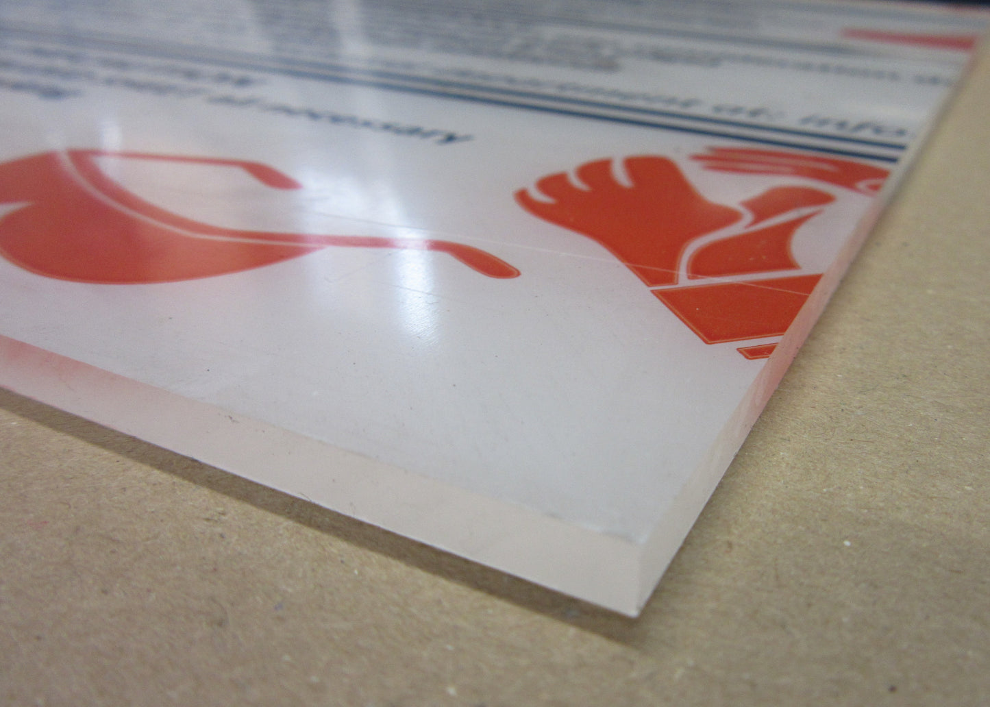 Acryl XT Platte 5mm Zuschnitt DIN A2 594 x 420mm Kunststoffglas Acrylglas klar
