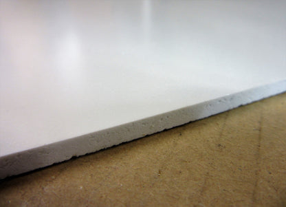 PVC Hartschaumplatte 5mm Zuschnitt weiß 800 x 237mm - KömaPrint® Kunststoffplatte