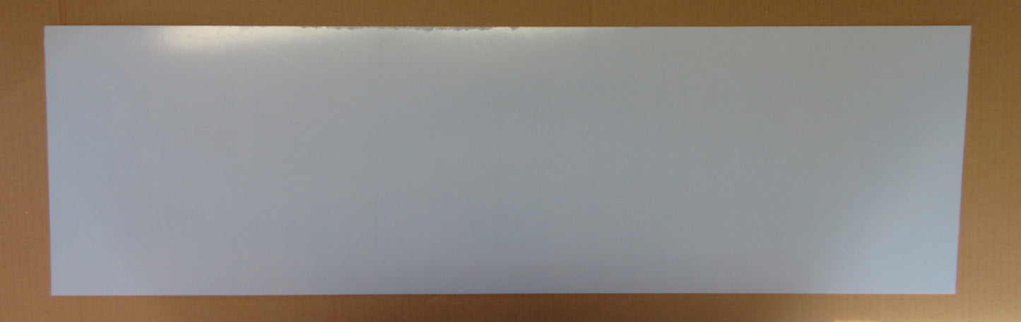 PVC Hartschaumplatte 3mm Zuschnitt weiß 580 x 200 mm - Excel Kunststoff Platte
