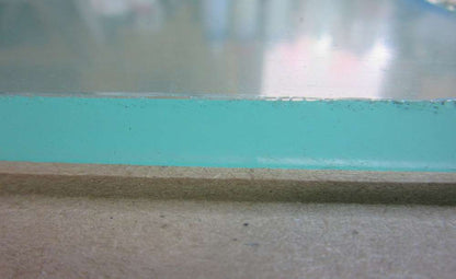 Acryl XT-Platte 8mm Zuschnitt 420 x 121mm Kunststoffglas, Transparent, Acrylglas