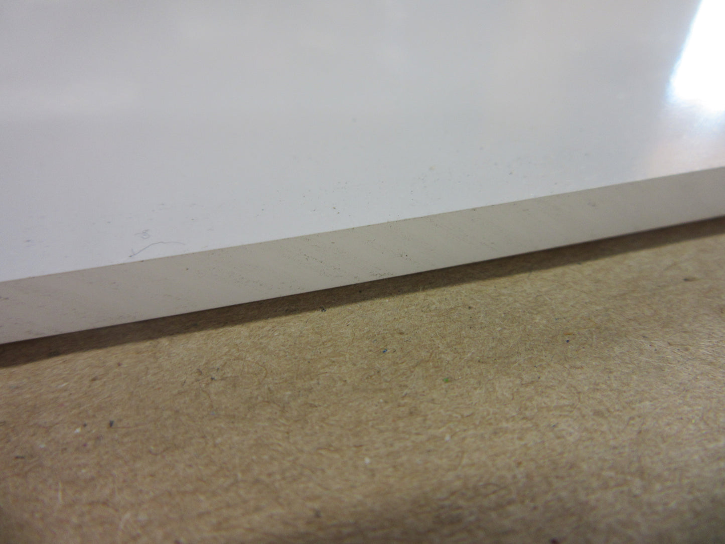 Acryl XT Platte 5mm Zuschnitt 1141 x 287 mm SOFT TONE WO 075 Opal weiß Kunststoff