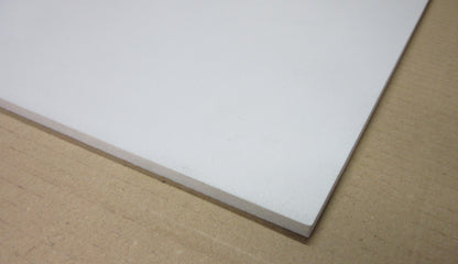 PVC Hartschaumplatte 6mm Zuschnitt hellgrau/Weiß 689 x 444mm Kunststoff Platte