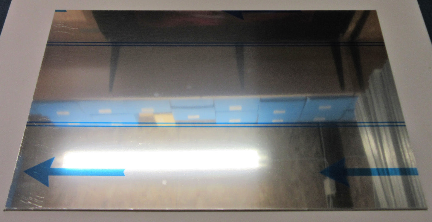 Alu-Verbundplatte 3mm Spiegel Innen + Außeneinsatz Zuschnitt 500 x 300mm DIBOND®