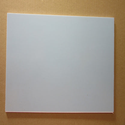 PVC Hartschaumplatte 3mm Zuschnitt weiß 350 x 350 mm - Excel Kunststoff Platte