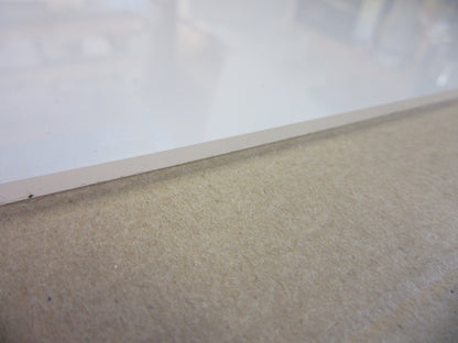 Acryl XT Platte 3mm Zuschnitt 530 x 493mm PMMA Kunststoffglas Acrylglas klar