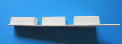 Endkappen Konisch Profil Weiß - Links - Kunststoff 198 x 44mm
