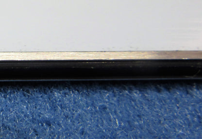 Alu-Verbundplatte 3mm Silber gebürstet Streifen 1500 x 43mm Deckschicht 0,3mm