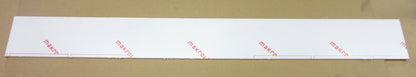 PC Platte 5mm GP 099 klar 1250 x 138mm Polycarbonat Kunststoffglas MAKROLON®
