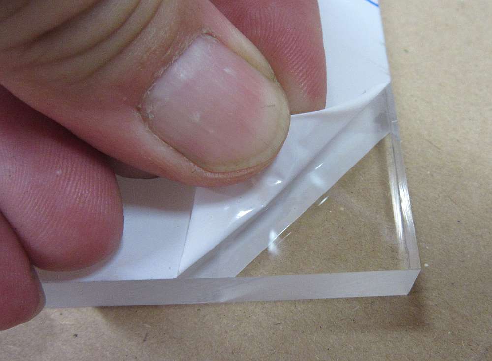 Acryl GS-Platte 10mm Zuschnitt 242 x 176mm Kunststoffglas Transparent Acrylglas