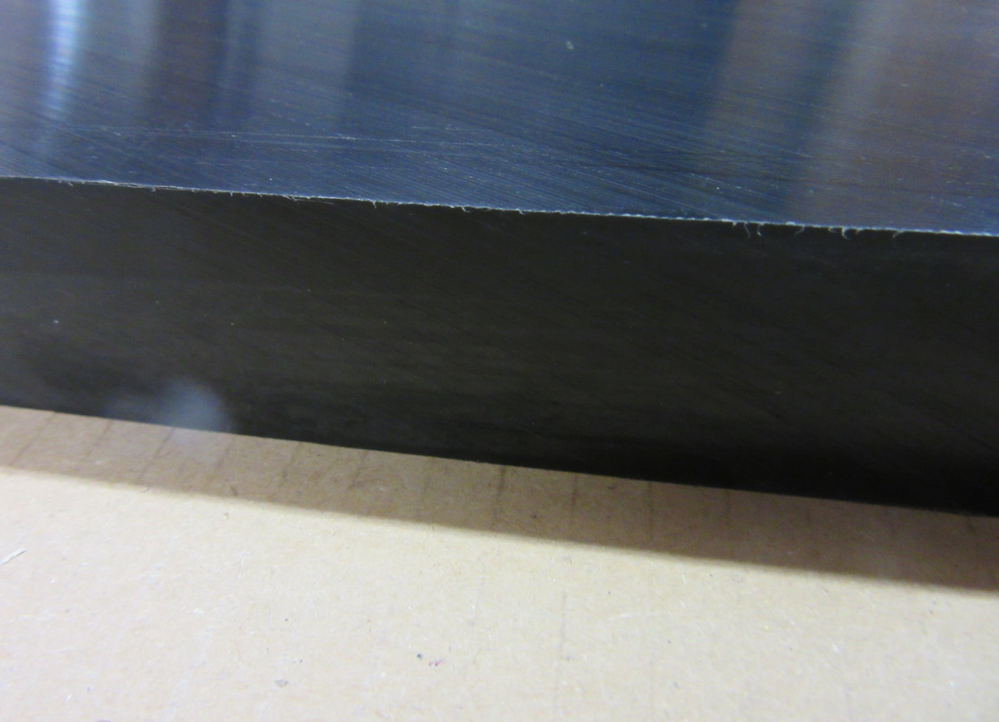 PE HD-500 Platte 25mm Schwarz 681 x 471mm Vollmaterial Technischer Kunststoff