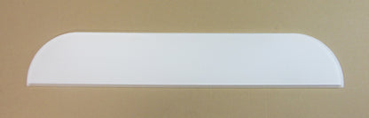 Acryl XT Blende 8mm 701 x 121mm Kunststoff-Licht-Blende Silber, Panel, Leiste, Acrylglas