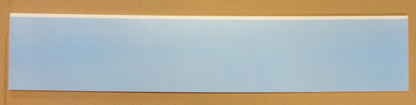 PVC Hartschaumplatte 6mm Zuschnitt weiß 1130 x 236 mm - Excel Kunststoff Platte