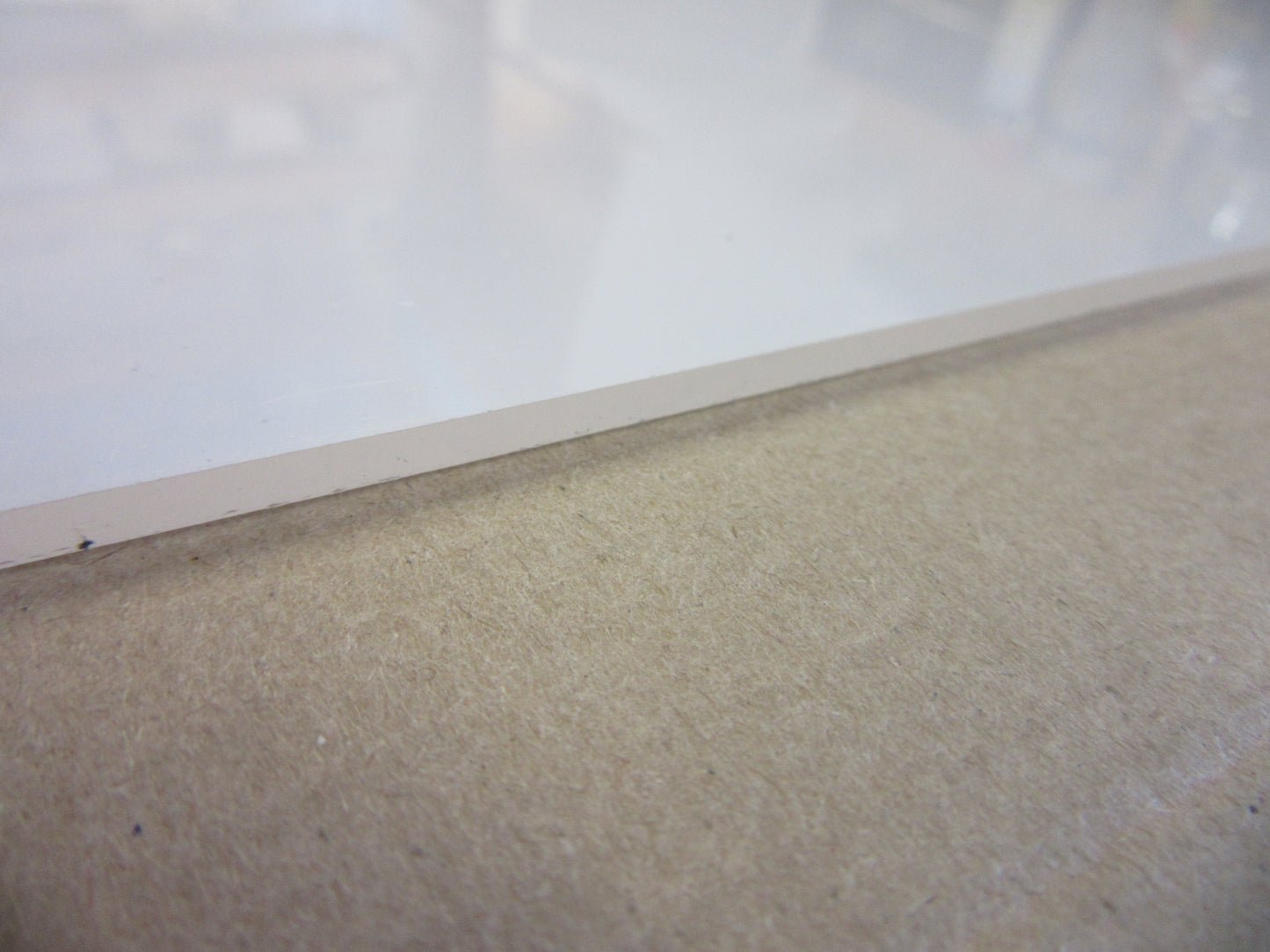 Acryl XT Platte 3mm Zuschnitt 530 x 328mm PMMA Kunststoffglas Acrylglas klar